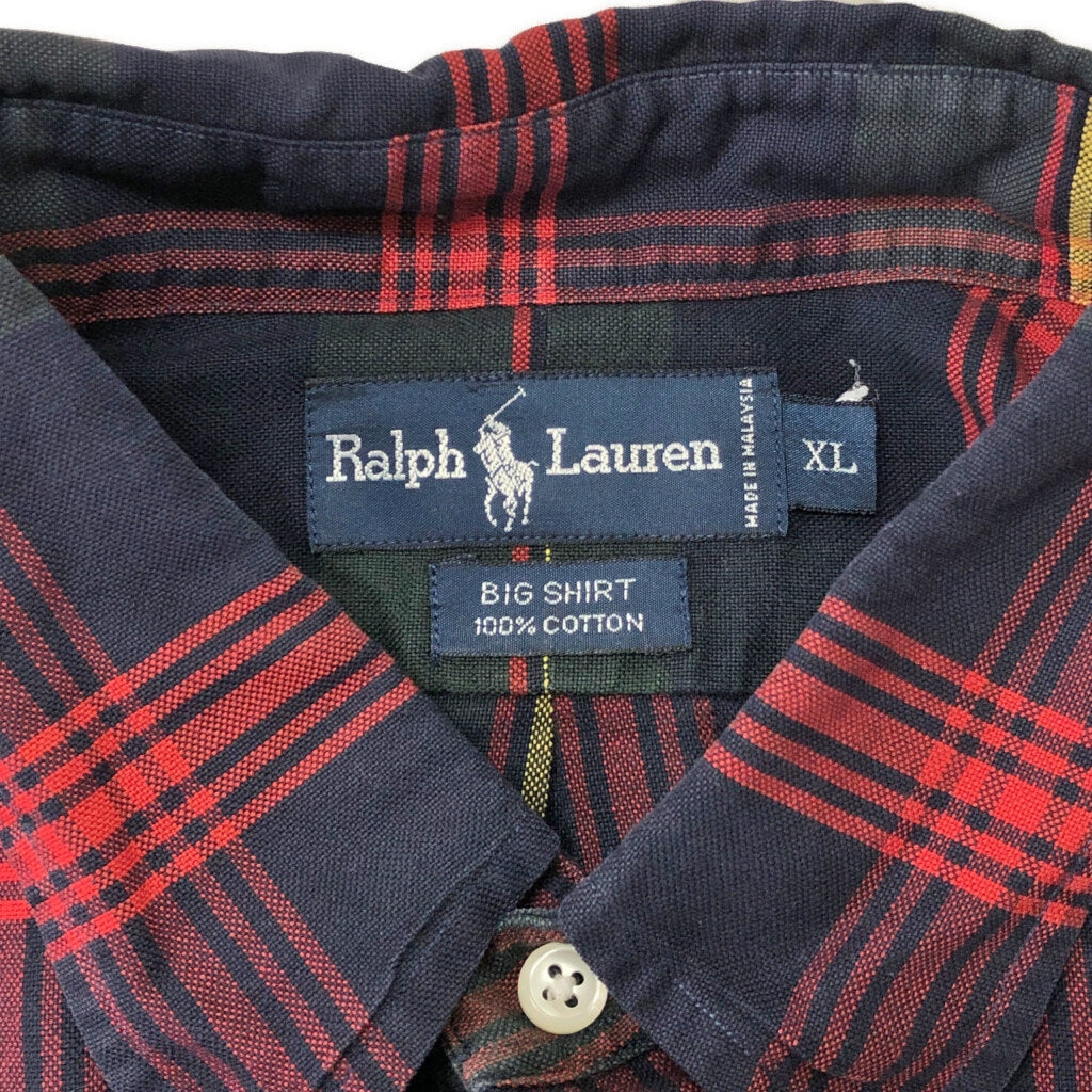 RALPH LAUREN BIG SHIRT Check Shirt
