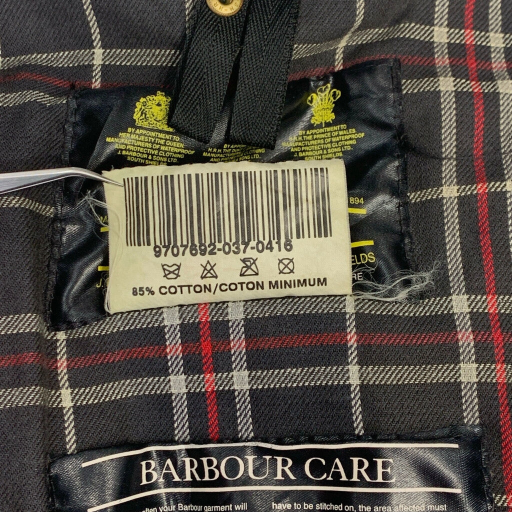90s Barbour BORDER Oiled Jacket
