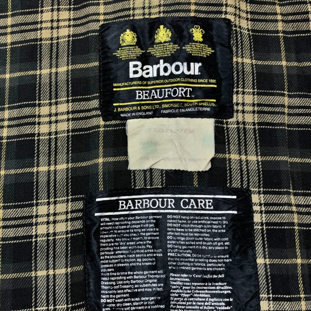 90s Barbour BEAUFORT Oiled Jacket