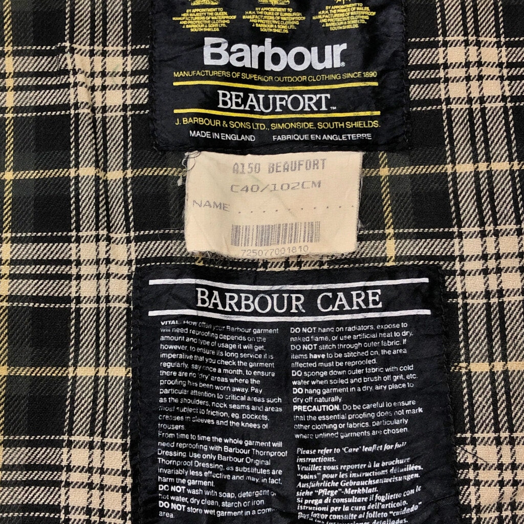 90s Barbour BEAUFORT Oiled Jacket