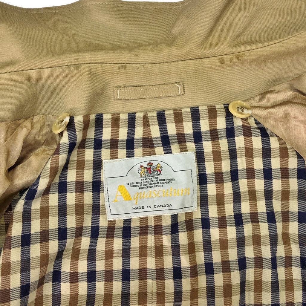 80s Aquascutum Trench Trench Coat