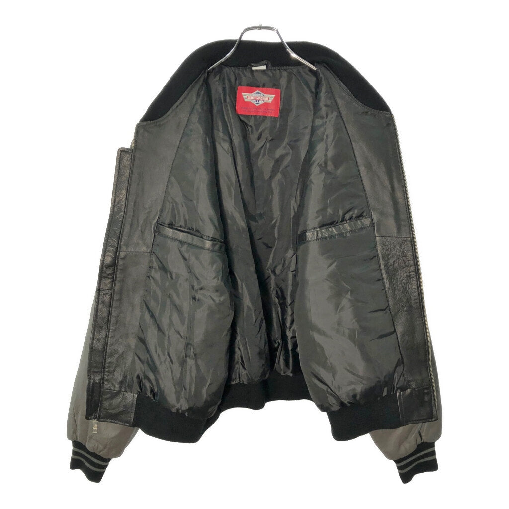 STREET MACHINE Varsity Leather Jacket