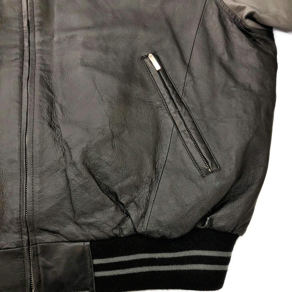 STREET MACHINE Varsity Leather Jacket
