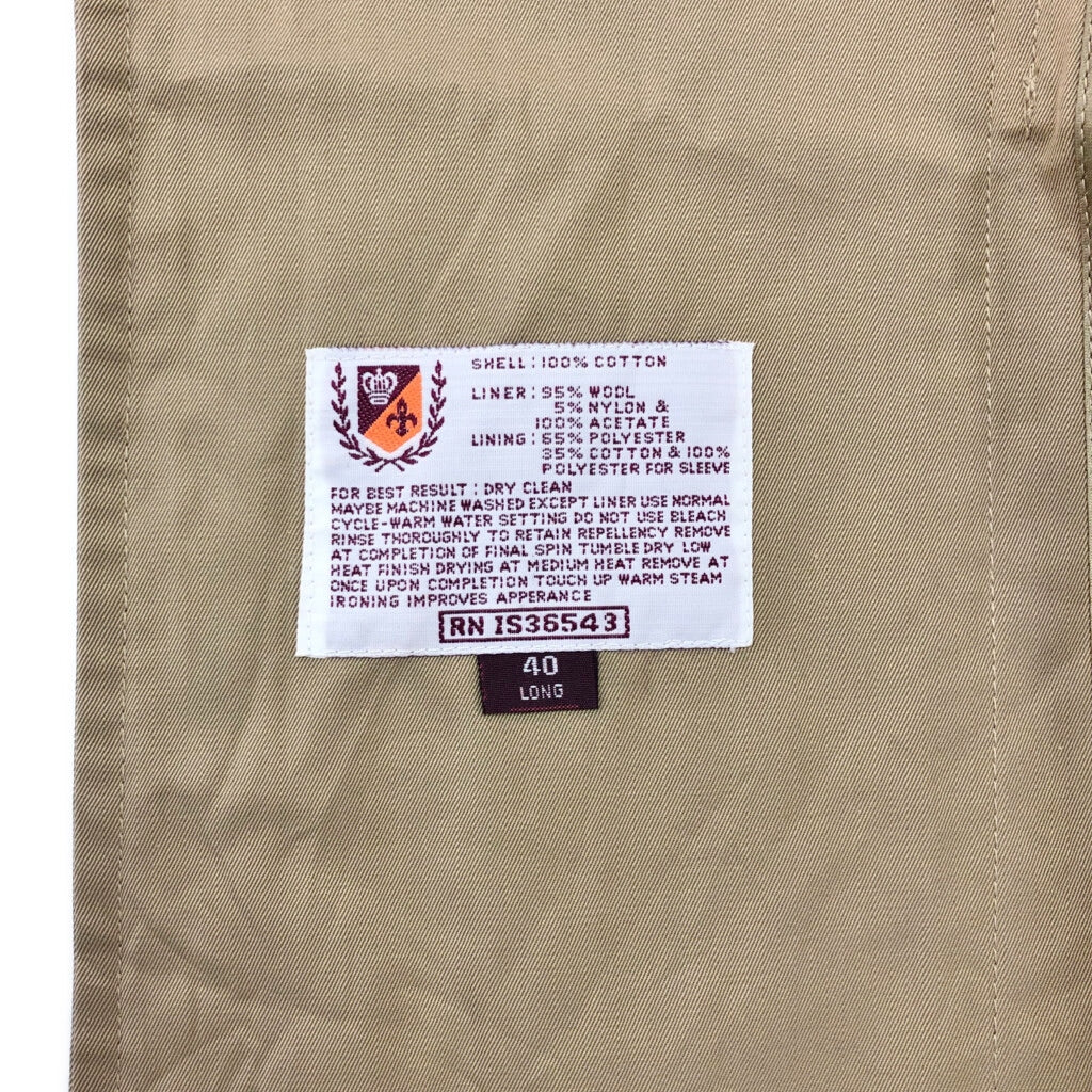 80s BARACUTA Trench Trench Coat