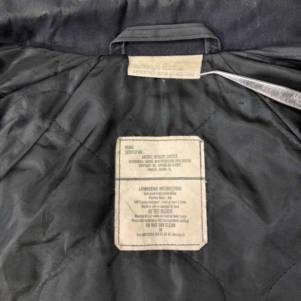 90s U.S. NAVY Utility Jacket Military Jacket