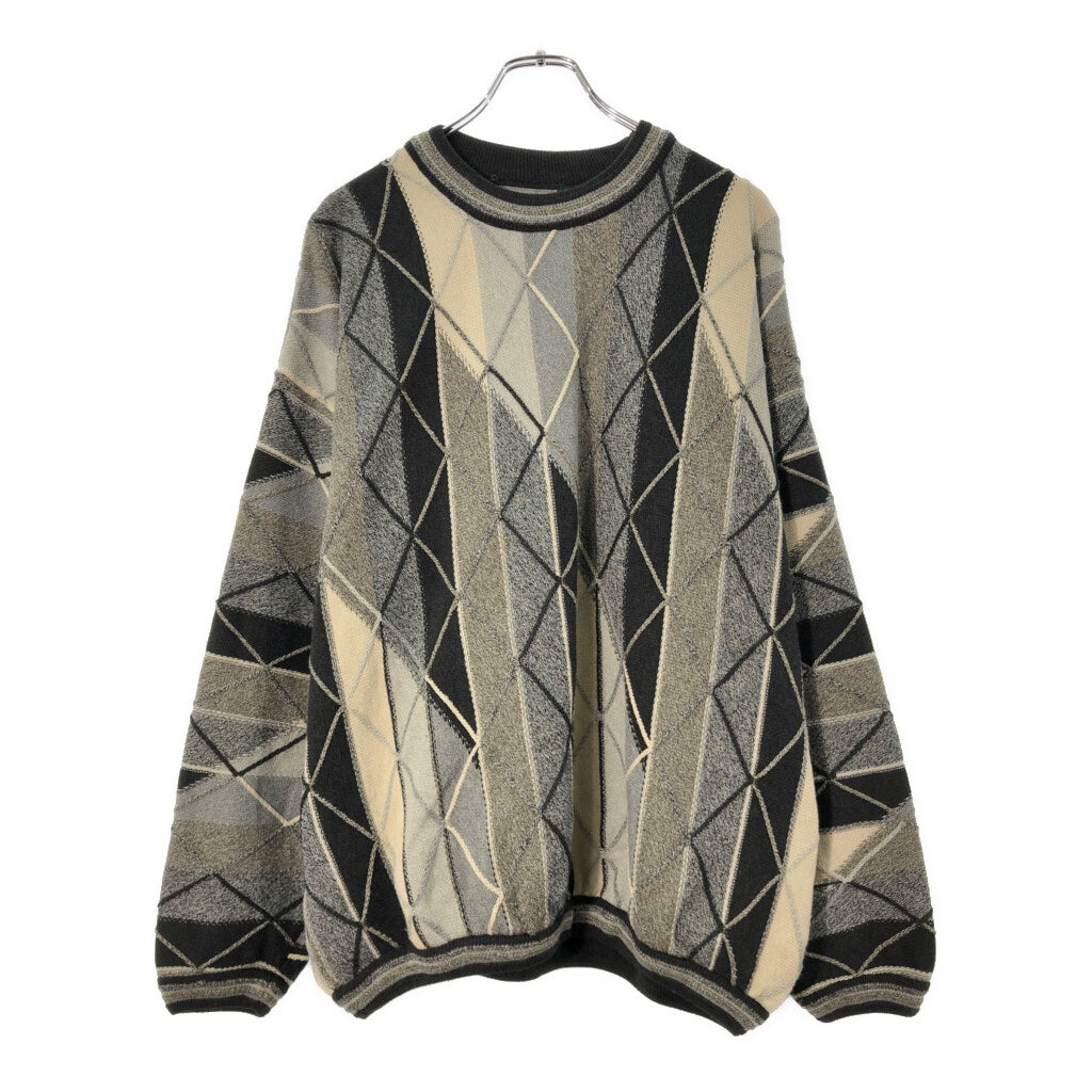 90s TUNDRA 3D Knit Sweater