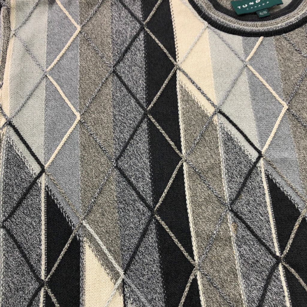 90s TUNDRA 3D Knit Sweater