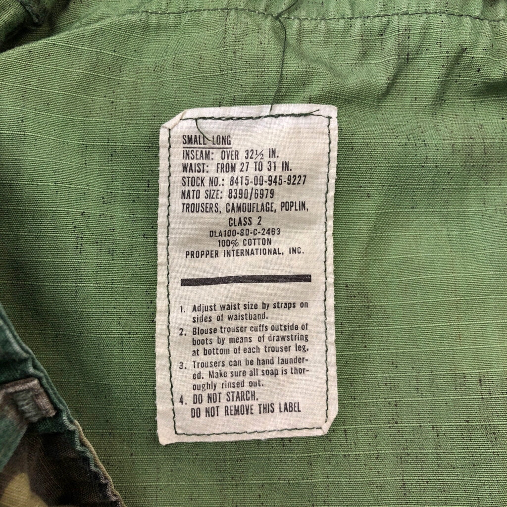 80s U.S. ARMY BDU Military Pants