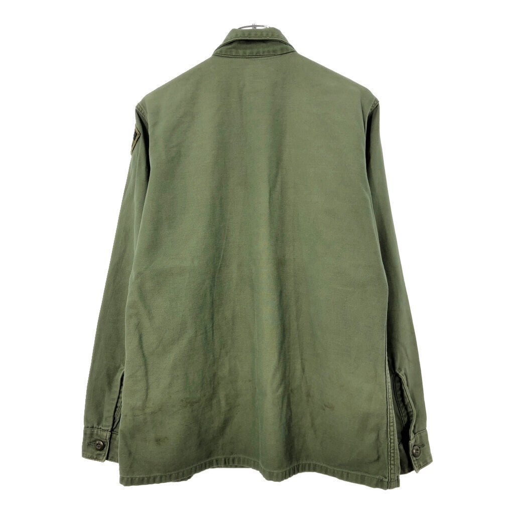 60s U.S. ARMY OG-107 Cotton Sateen Shirt Military Shirt
