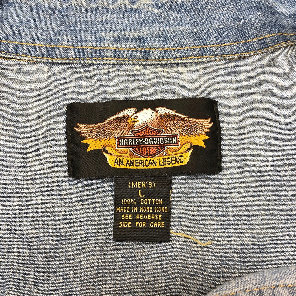 HARLEY DAVIDSON Denim Chambray Shirt
