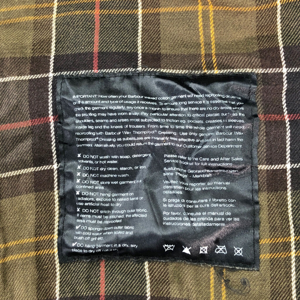 00s Barbour BEAUFORT Oiled Jacket