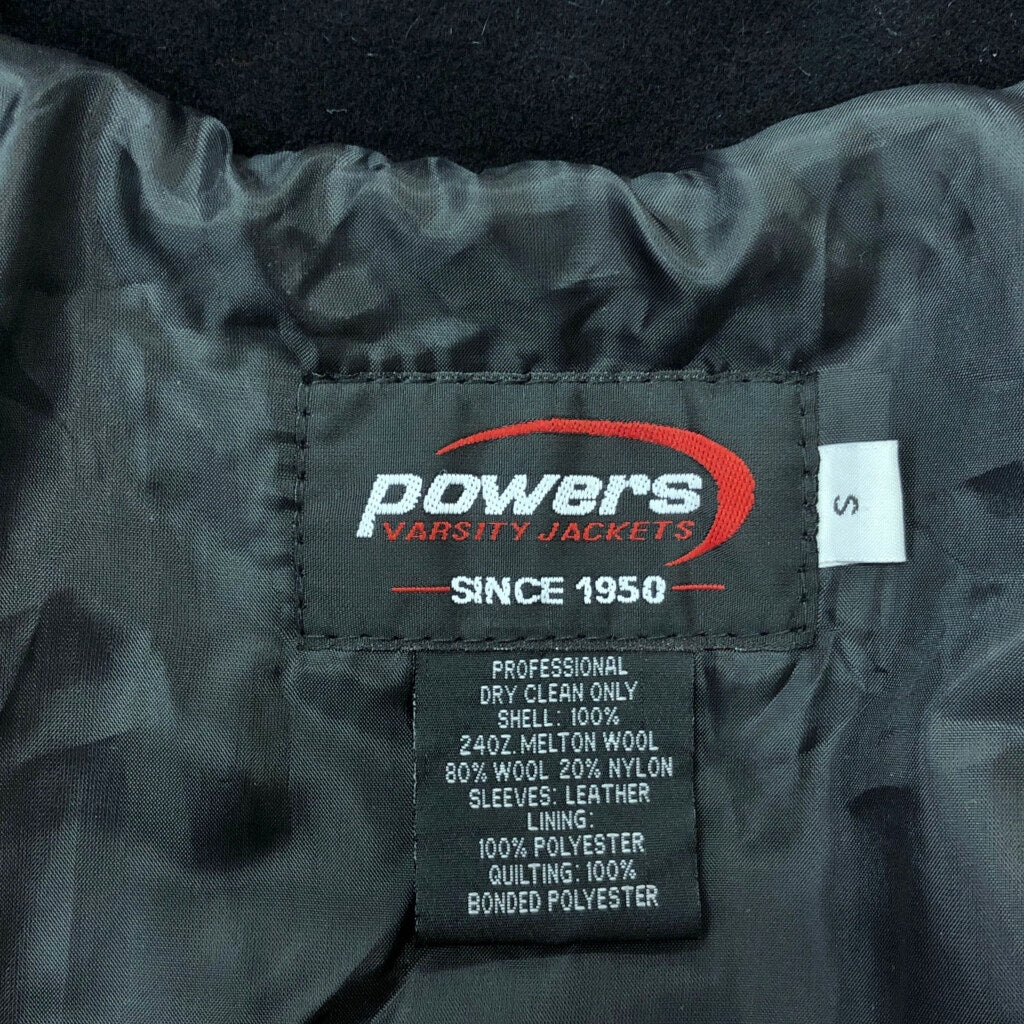 Powers Leather switching Stadium Jacket
