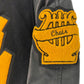 Powers Leather switching Stadium Jacket