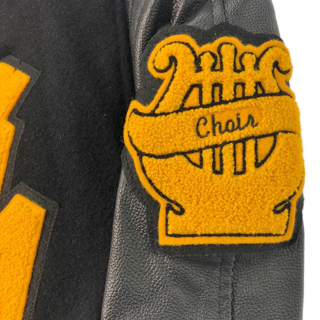 Powers Leather switching Stadium Jacket