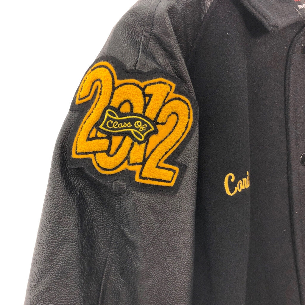 Powers Leather switching Stadium Jacket