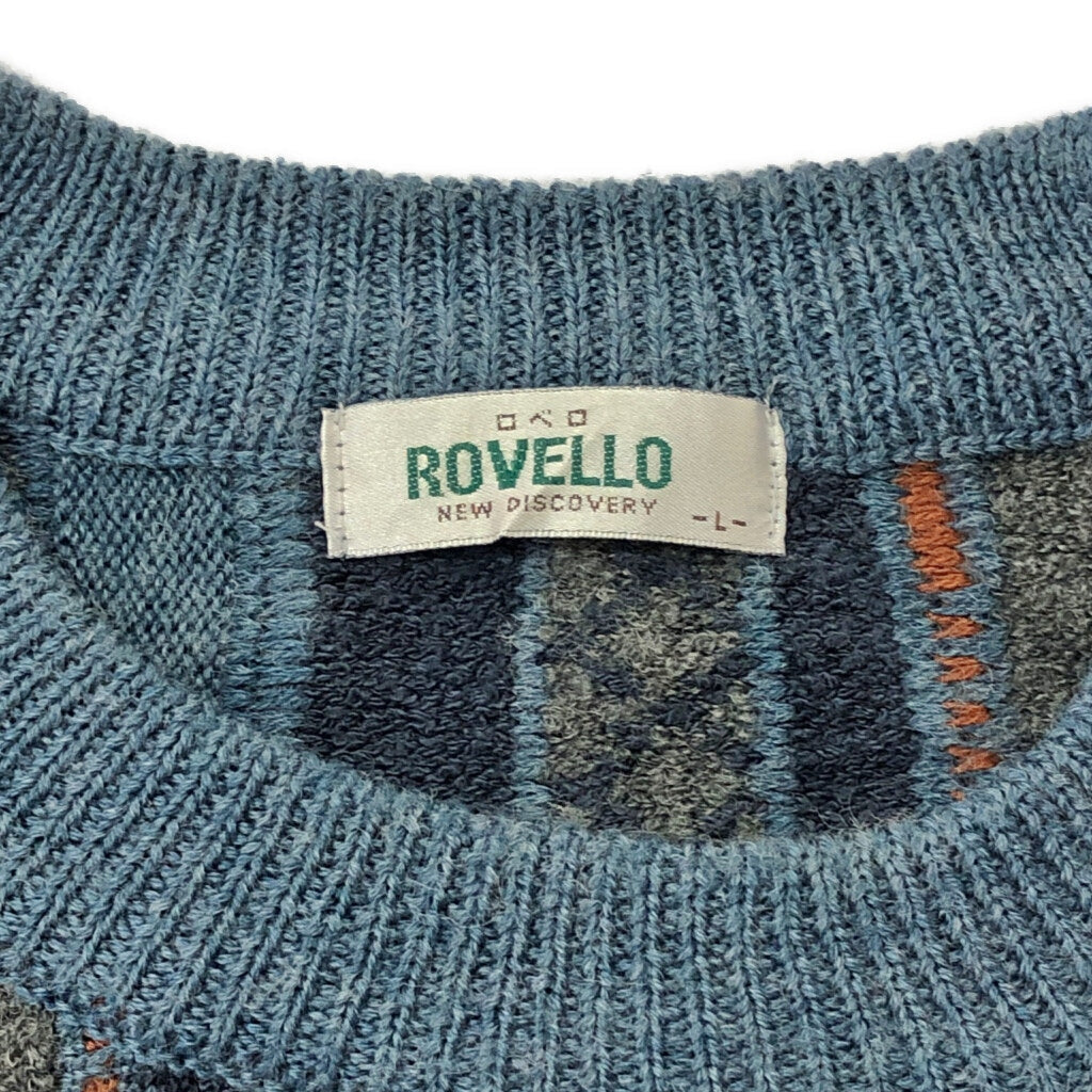 ROVELLO ロベロ 3D Knit Sweater