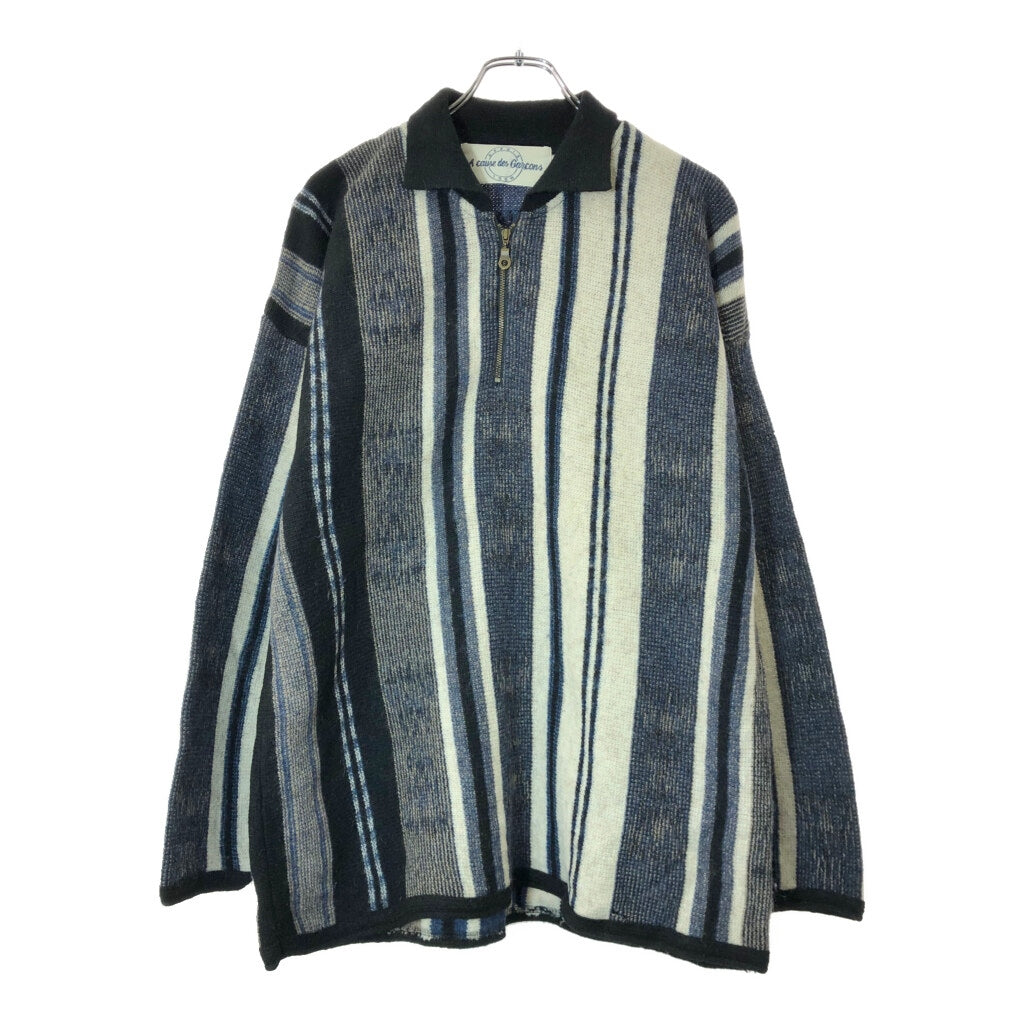 Acause des Garcons Half Zip Sweater