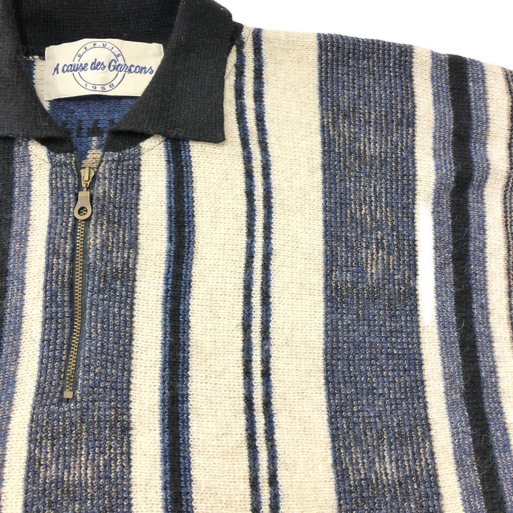 Acause des Garcons Half Zip Sweater