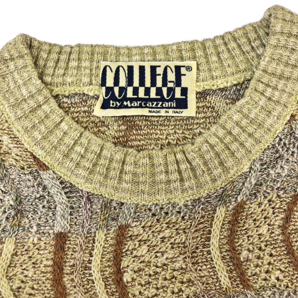 COLLEGE 3D Knit Sweater