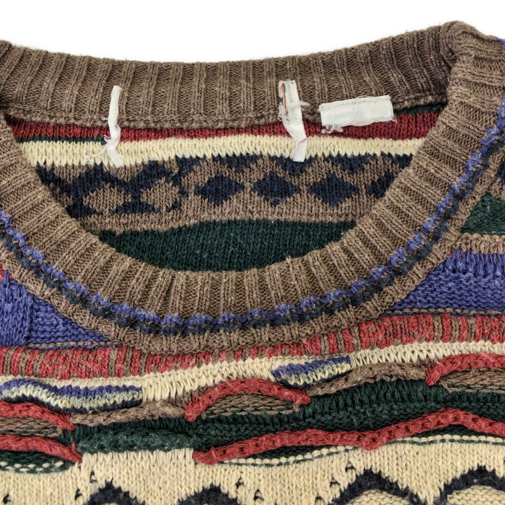 90s 3D Knit Sweater