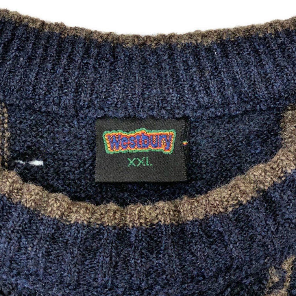 90s Ｗestbury 3D Knit Sweater