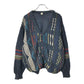 90s Patterned Cardigan
