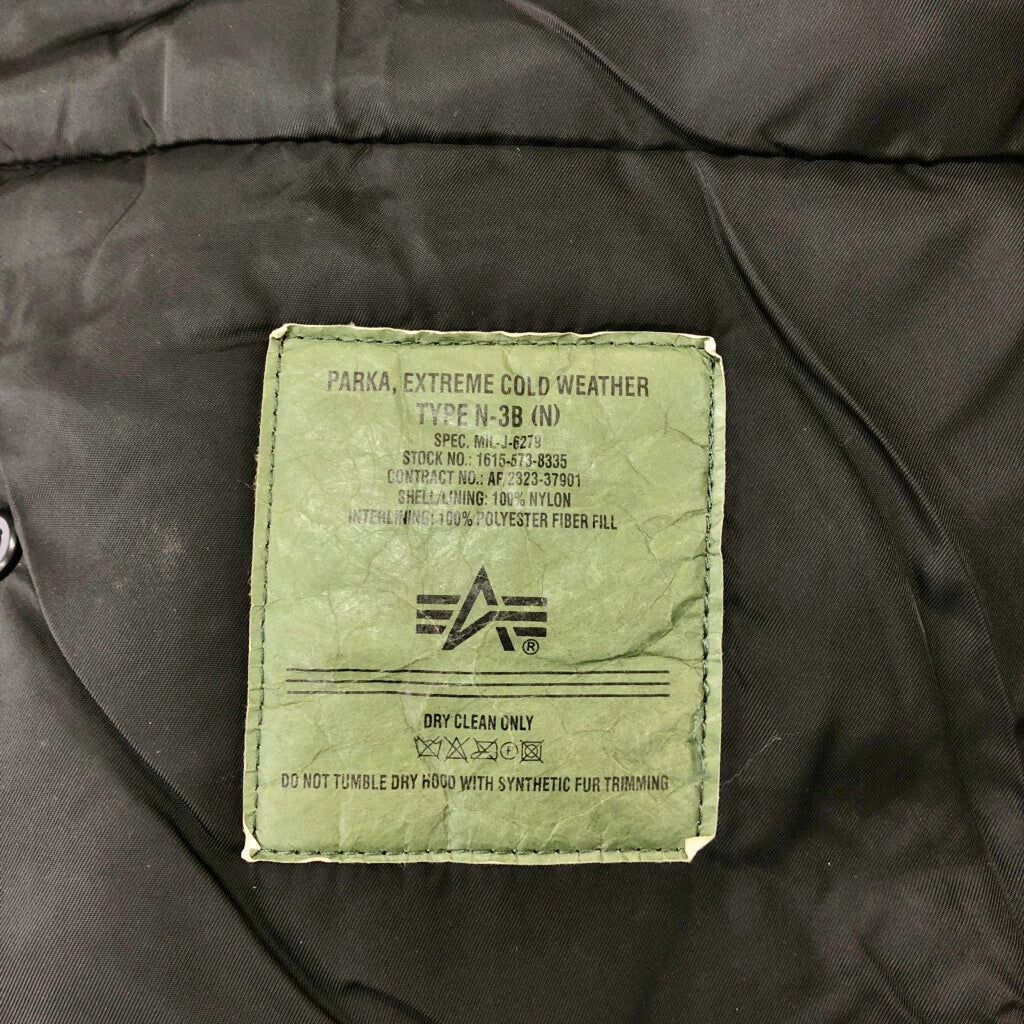 ALPHA INDUSTRIES N-3B Flight Jacket Military Jacket