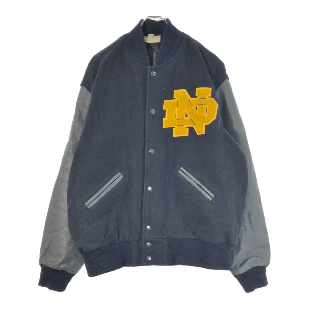 balfour leather switching Stadium Jacket