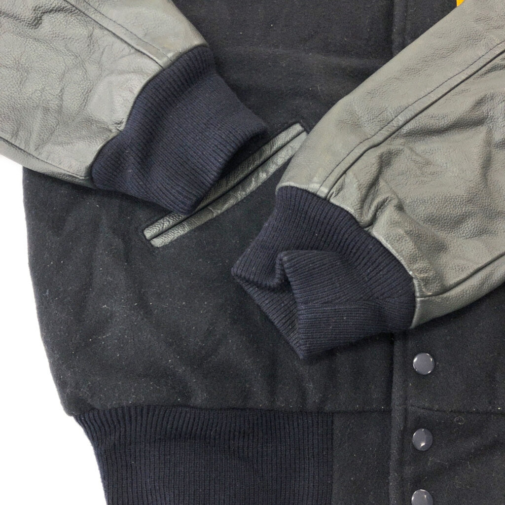 balfour leather switching Stadium Jacket