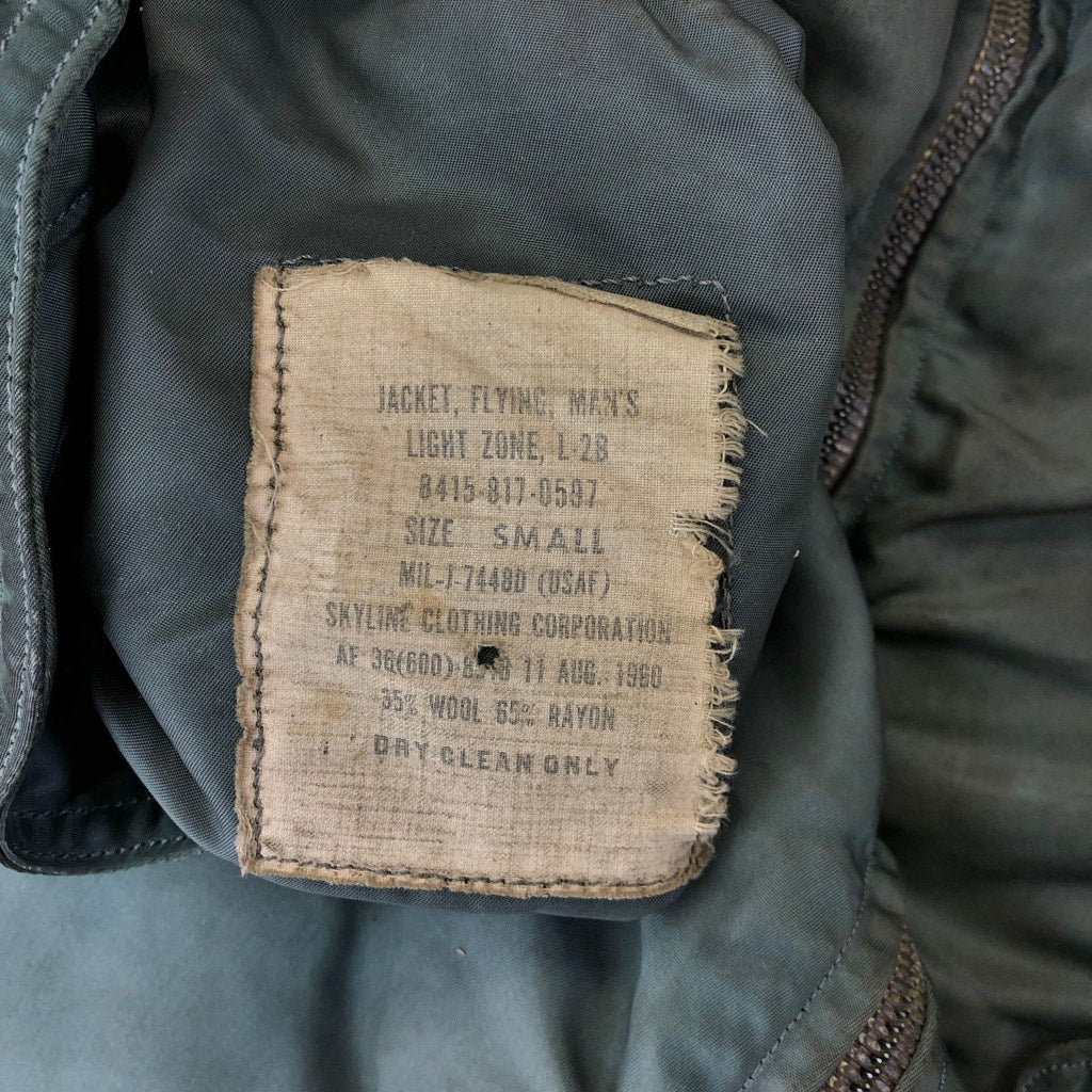 60s U.S.AIRFORCE L-2B Flight Jacket Military Jacket