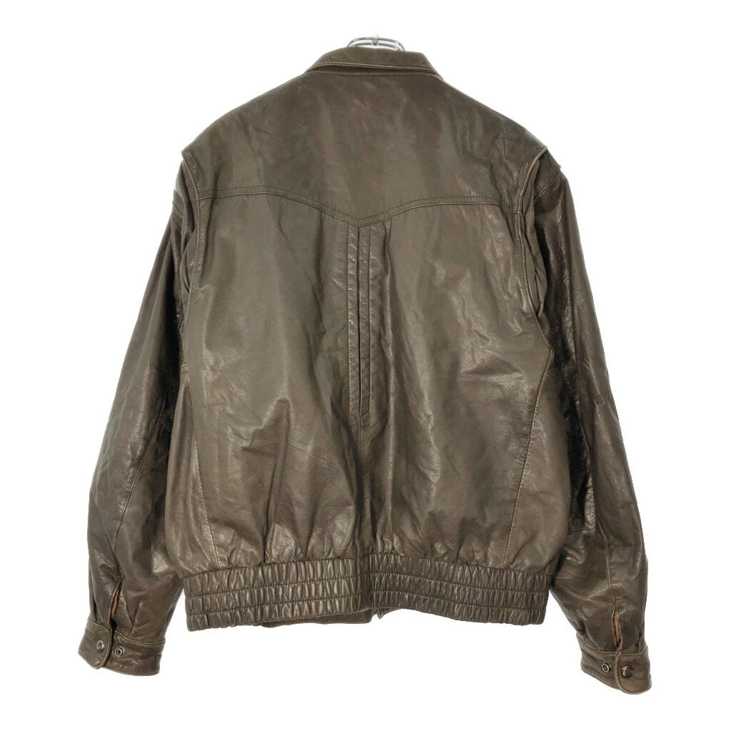 90s Reed Sportswear Leather Jacket