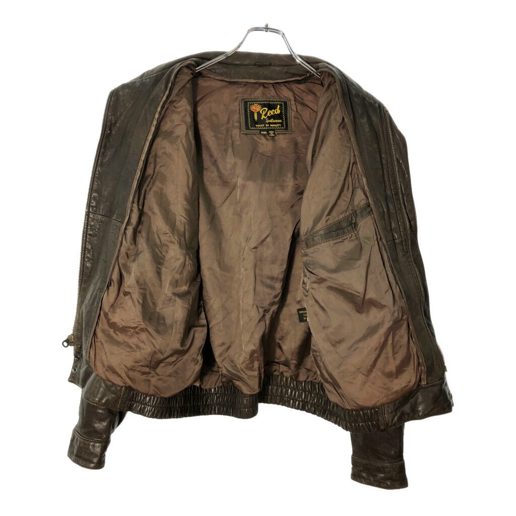 90s Reed Sportswear Leather Jacket