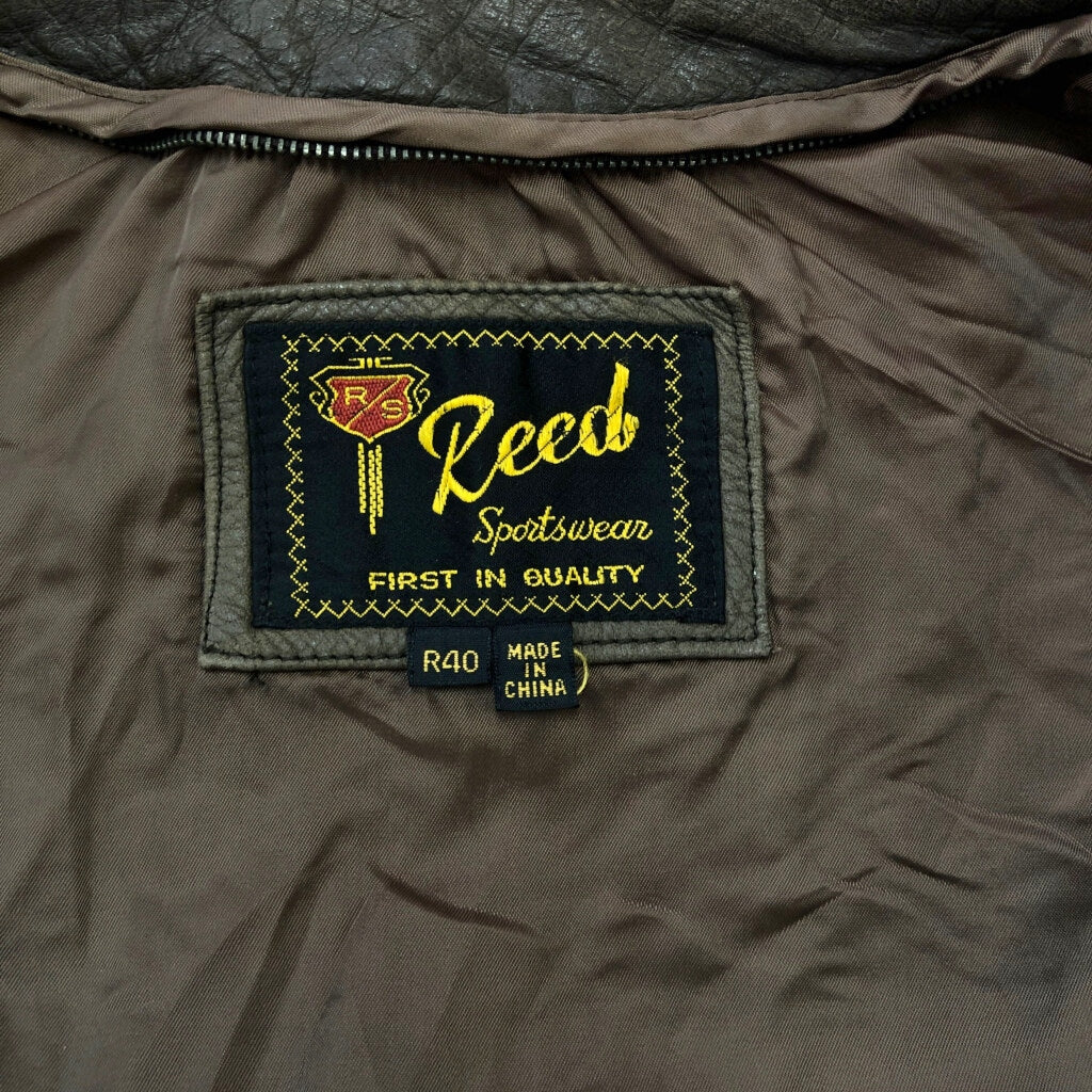 90s Reed Sportswear Leather Jacket