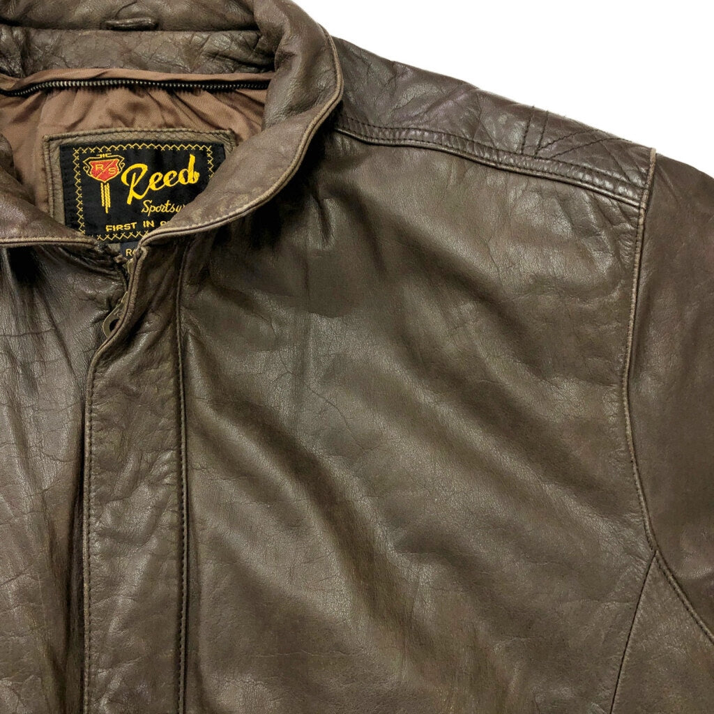 90s Reed Sportswear Leather Jacket