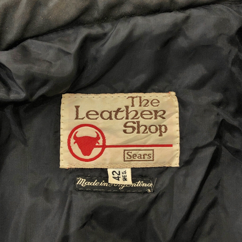 70s Sears Leather Jacket