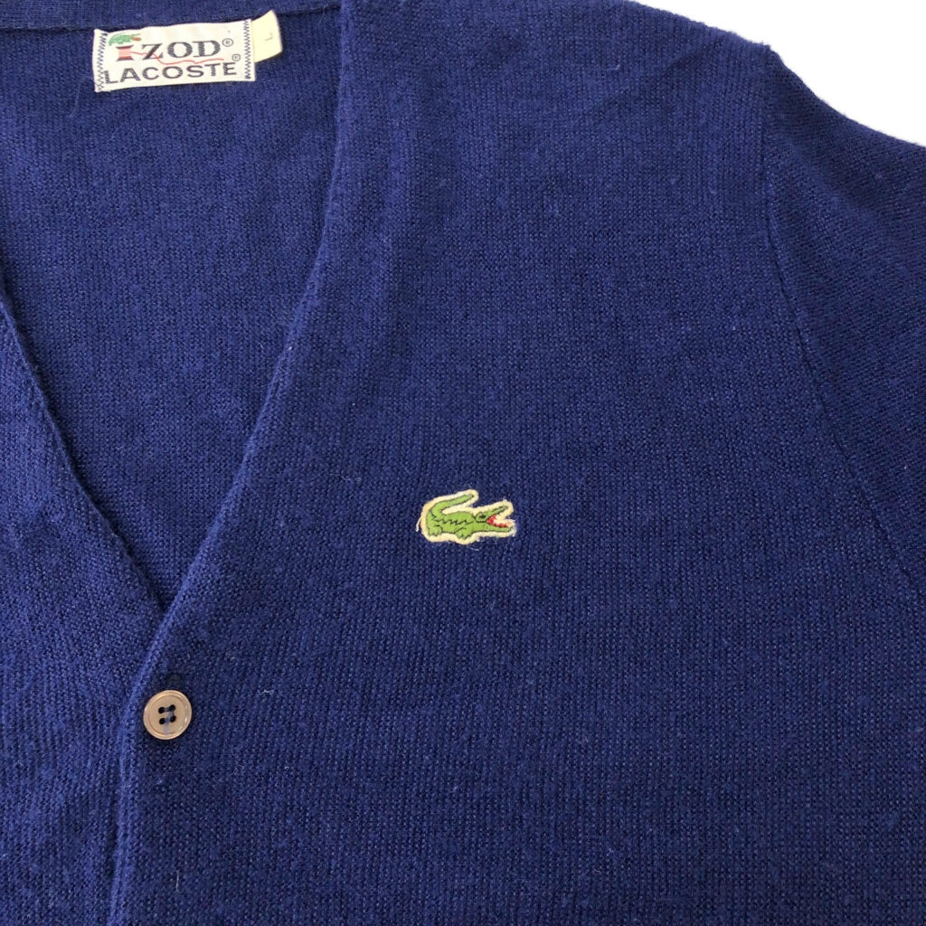 70s IZOD LACOSTE Plain Cardigan