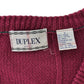 90s DUPLEX Tilden V-Neck Sweater