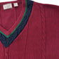 90s DUPLEX Tilden V-Neck Sweater