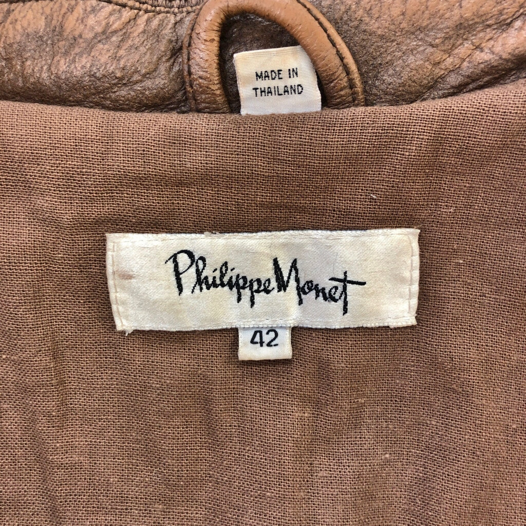 90s Philippe Monet Leather Jacket
