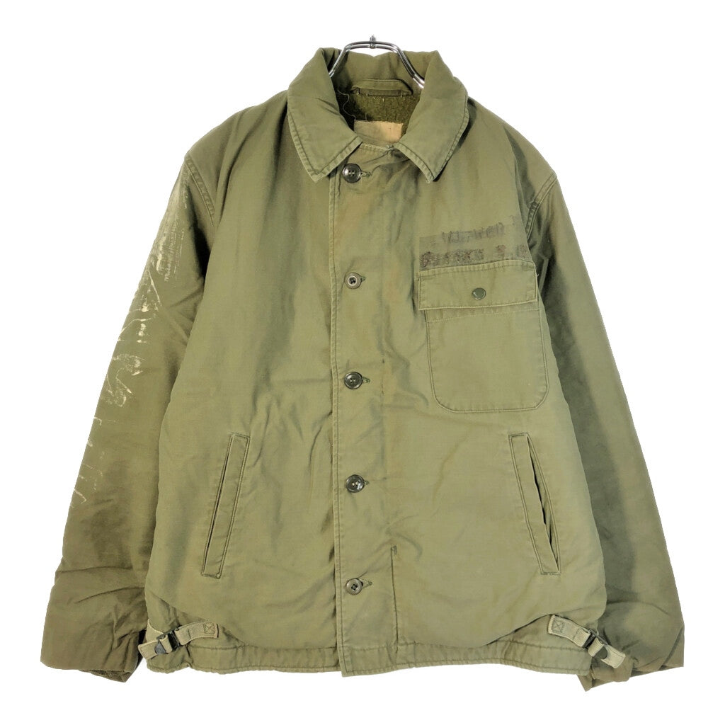 70s U.S. NAVY A-2 Deck Jacket Military Jacket