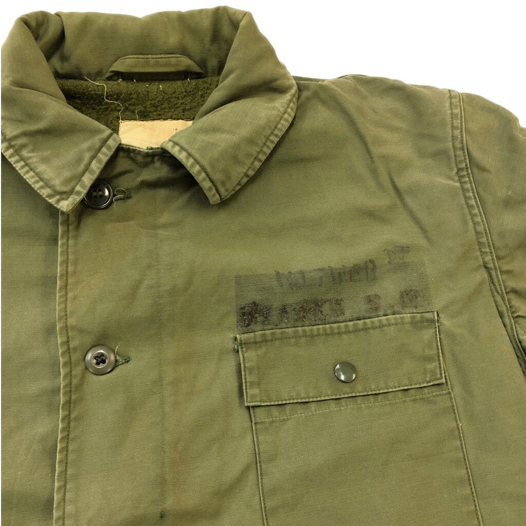 70s U.S. NAVY A-2 Deck Jacket Military Jacket