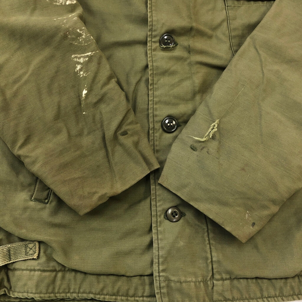 70s U.S. NAVY A-2 Deck Jacket Military Jacket