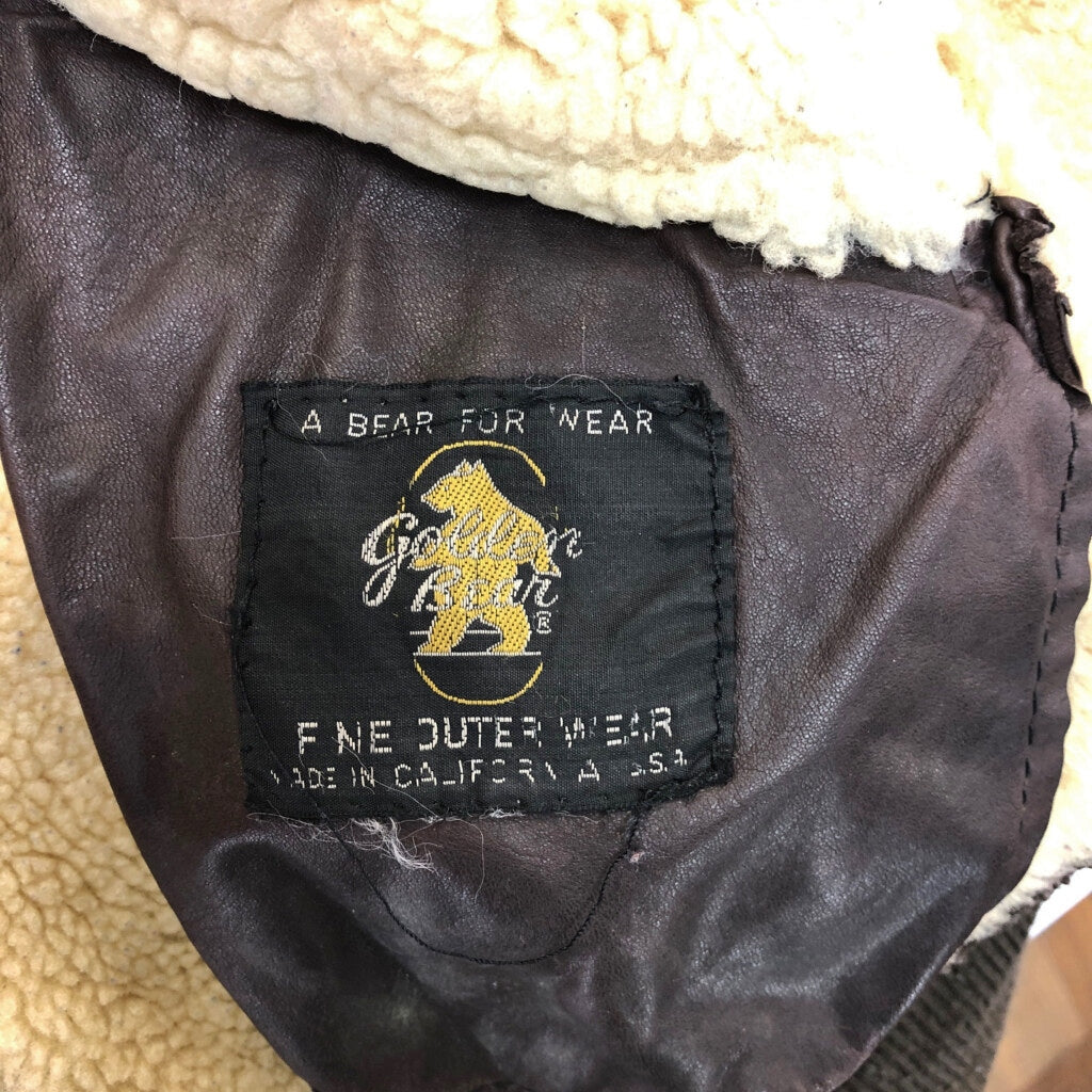 70s Golden Bear Leather Jacket