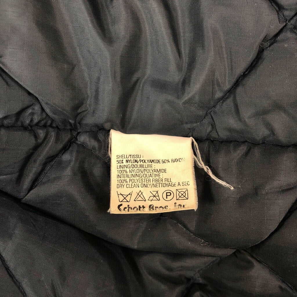 90s Schott Fireman Nylon Jacket