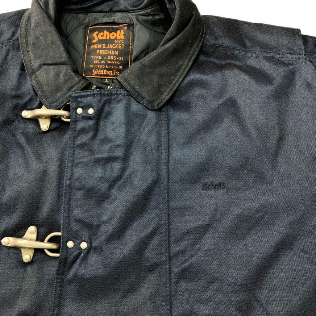 90s Schott Fireman Nylon Jacket