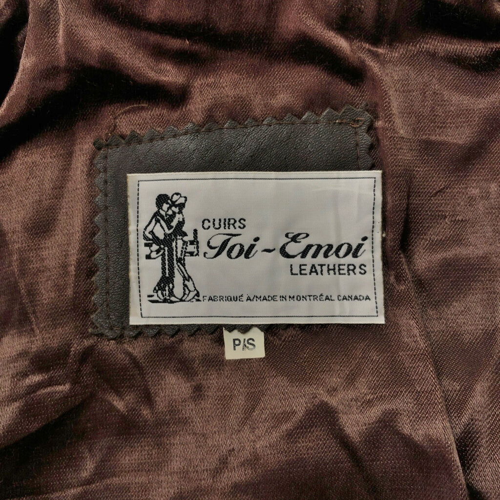 90s CUIRS Toi-Emoi LEATHERS Leather Jacket