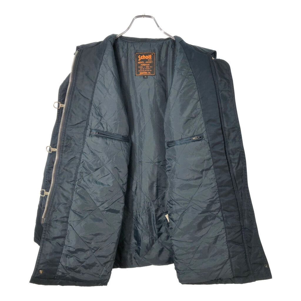 90s Schott Fireman Nylon Jacket