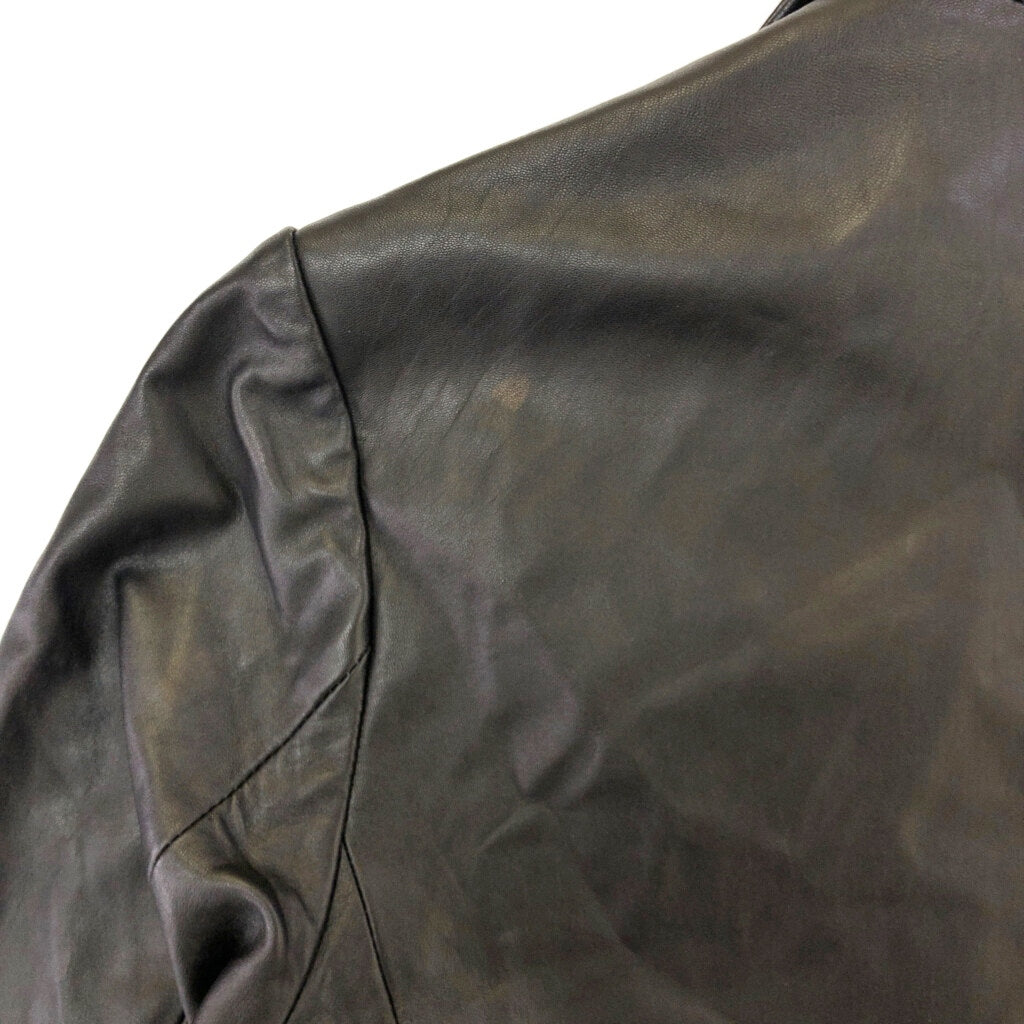 ROUNDTREE & YORKE Leather Tailored Jacket
