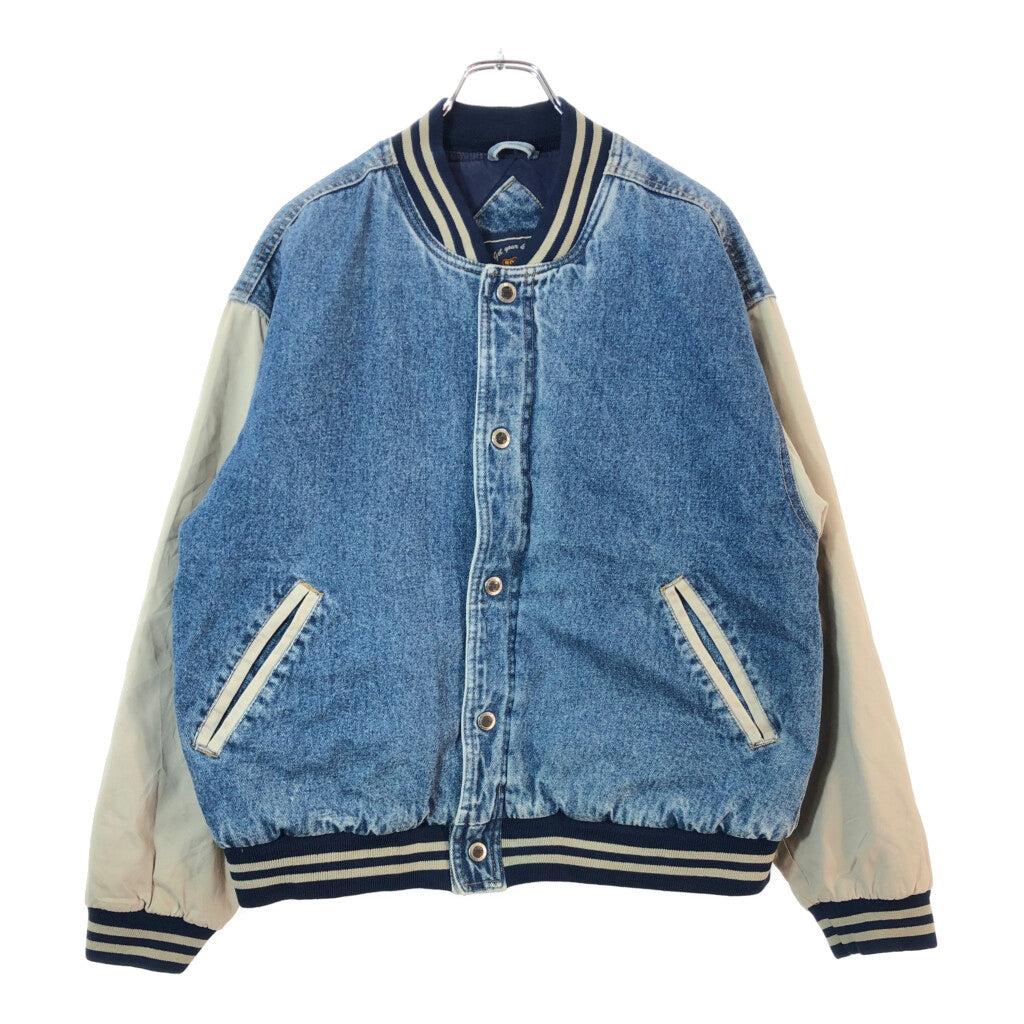 90s Route 66 ルート66 Varsity Denim Jacket