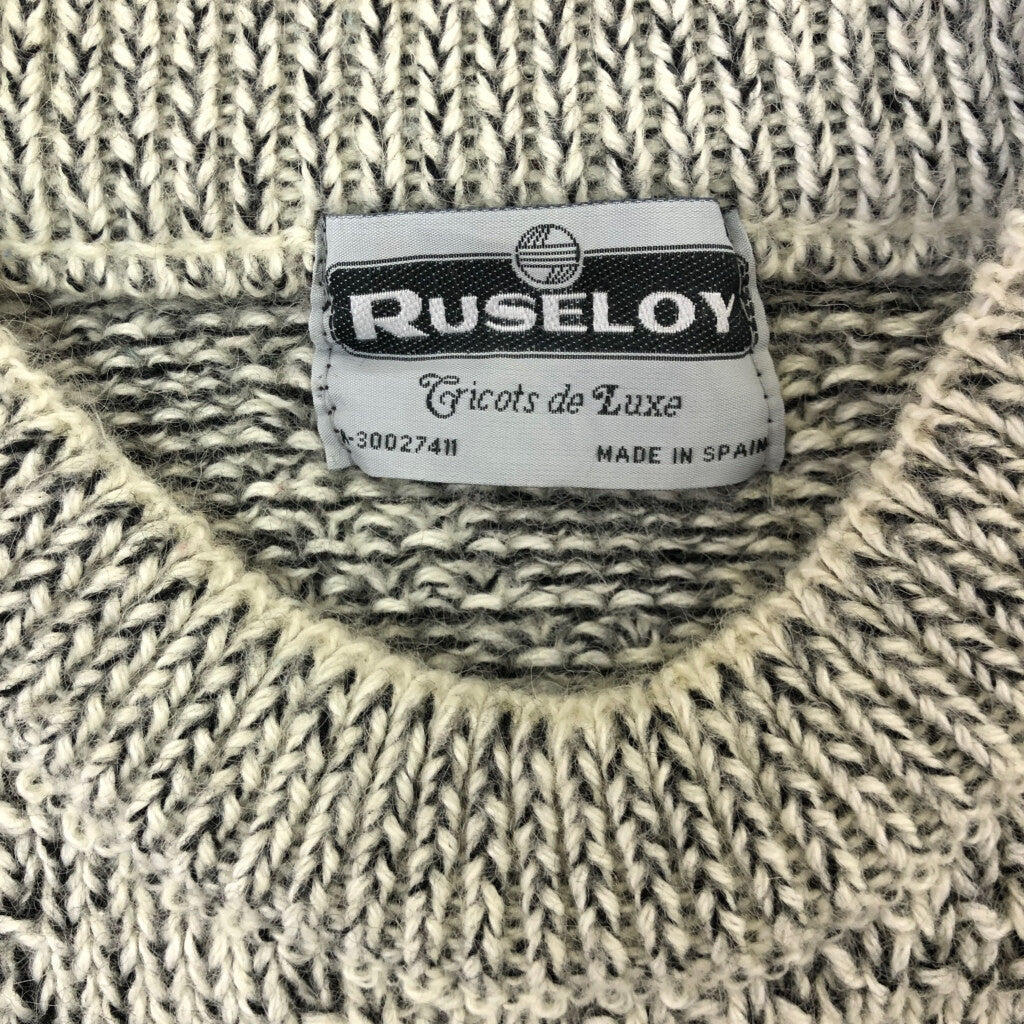 90s RUSELOY Tricots de Luxe Crewneck Sweater